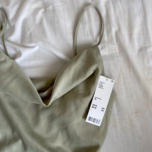 UO Mallory Cowl Neck Slip Dress